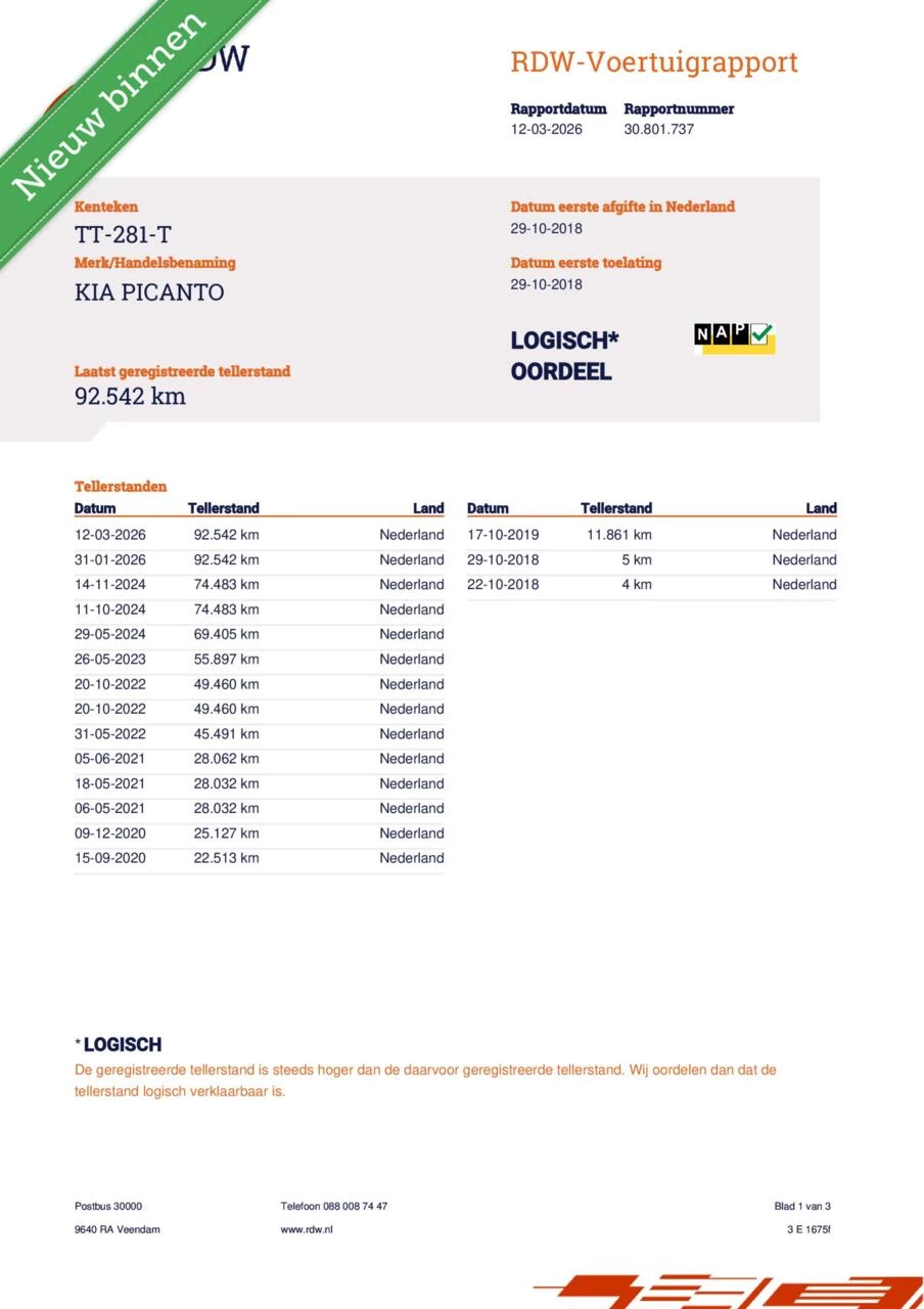 Hoofdafbeelding Kia Picanto