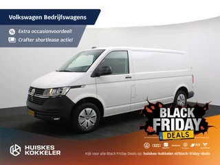 Volkswagen Transporter Bestelwagen 2.0 TDI 110pk L2H1 28 Comfortline Rijklaar Prijs | App Connect I Trekhaak I PDC achter I Laadruimte betimmerd I Navigatie I