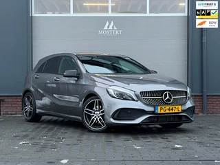 Mercedes-Benz A-klasse 180/122pk Business Solution AMG|2017|H&K|NAP|Camera|Stoelverw.|Cruise|Zwarte hemel|18"LMV