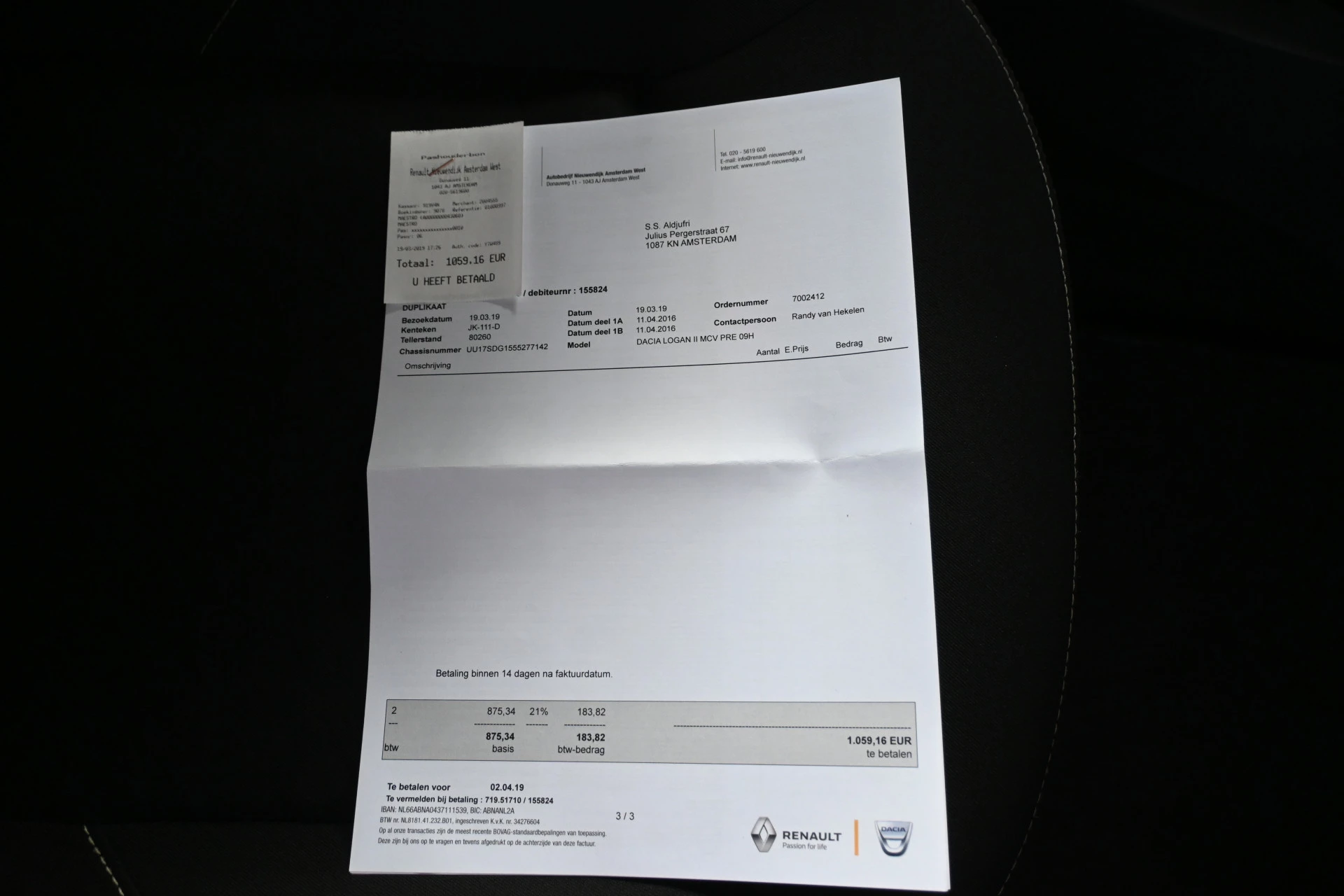Hoofdafbeelding Dacia Logan