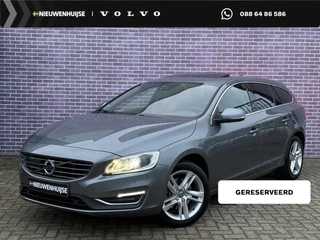 Volvo V60 1.5 T3 Summum | Trekhaak | Adaptief | BLIS | Standkachel | Camera | Leder | Volvo on Call | Schuif/kantel dak | Memory | Parkeersensoren V+A |