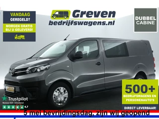 Toyota ProAce 2.0 D-4D L3H1 Dubbele Cabine l Airco Cruise PDC 6 Persoons Metallic