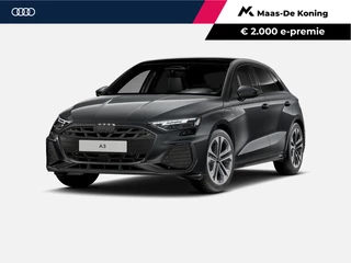 Audi A3 Sportback 40 TFSI e S edition 204 PK · Glazen panoramadak · SONOS premium 3D · Lichtpakket pro ambient light