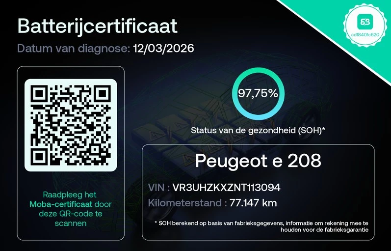 Hoofdafbeelding Peugeot e-208