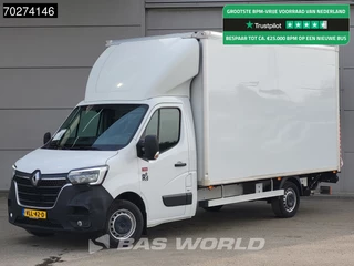 Renault Master 145PK Bakwagen Laadklep Airco Cruise APK 11-2025 Meubelbak Koffer 21m3 Airco Cruise control