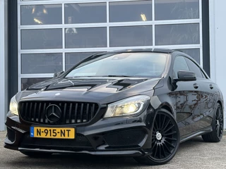 Mercedes-Benz CLA 200 AMG-pakket 157pk | Elektrisch glazen panorama-dak | Achteruitrijcamera | Bi-xenon koplampen | Navigatiesysteem full map | Parkeersensor voor en achter | Voorstoelen verwarmd | Prachtig exemplaar!