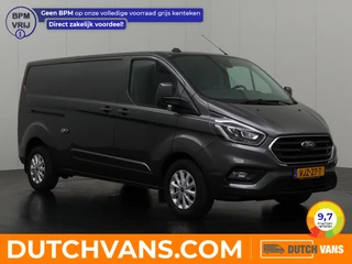 Ford Transit Custom 2.0TDCI 170PK Automaat Lang Limited | 2xSchuifdeur | Multimedia Touchscreen | Camera | 3-Persoons | Trekhaak