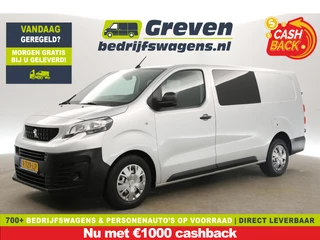 Peugeot Expert 231L 2.0 BlueHDI L3H1 | MARGE! | Dubbele Cabine | 5-Zits | Airco | Cruise | Parkeersensoren | Trekhaak
