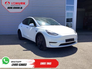 Tesla Model Y Long Range AWD 75 kWh 540 km WLTP MARGE SOH 92%/ Pano/ Warmtepomp/ Adapt.Cruise/ Memory/ Elek.klep/ Stoelverw./ Navi/ 360 camera/ Climate/ 19”LMV
