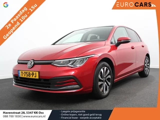 Volkswagen Golf 1.0 eTSI 110pk DSG Active | Panorama dak | Navigatie | Climate Control | Adaptive Cruise Control | Virtual Cockpit | Stoelverwarming | Extra Getint Glas