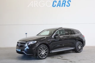 Hoofdafbeelding Mercedes-Benz EQC Mercedes-Benz EQC 400 4MATIC AMG 80 kWh NAP HEAD-UP 360 Camera BLIS BURMS TREKHAAK Schuifldak LEASE V/A € 223,- P.M. INRUIL MOG