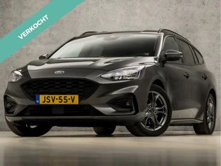 Ford Focus 1.5 EcoBoost ST Line 181Pk Automaat (APPLE CARPLAY, GROOT NAVI, STUUR/STOELVERWARMING, CAMERA, SPORTSTOELEN, TREKHAAK, GETINT GLAS, KEYLESS, NIEUWSTAAT)
