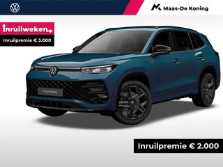 Volkswagen Tayron R-Line-Edition 1.5 eHybrid 204 pk 6 versn. DSG · Assistance pakket plus · Design pakket · Design pakket 'black style' · Interieur style pakket  · Trekhaak incl. aanhangermanoeuvreerhulp ‘trailer assist’