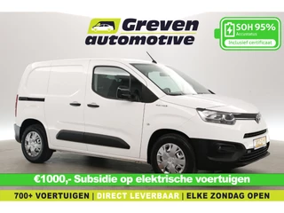 Toyota ProAce City 50 kWh | Snelladen | SOH 95% | Virtual Cockpit | 3 Zits | Airco | Cruise | Carplay | Parkeersens.
