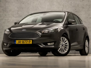 Ford Focus 1.0 Titanium Sport (GROOT NAVI, CLIMATE, STOELVERWARMING, SPORTSTOELEN, TREKHAAK, LM VELGEN, PARKEERSENSOREN, NIEUWSTAAT)