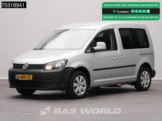 Volkswagen Caddy 105pk Incl. BTW! Rolstoelvervoer Benzine 2x Schuifdeur L1H1 Airco Parkeersensoren L1 Kompakt Invalidenvervoer Rolstoelauto 5-Persoons L1 Kompakt APK 11-2026 Airco