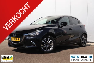 Mazda 2 1.5 Skyactiv-G GT-Luxury Automaat Half Leder Head Up Display Navigatie Carplay Achteruitrijcamera Stoelverwarming Clima Cruise Keyless Entry