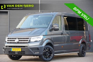 Volkswagen Crafter 35 2.0 TDI L3H2 177PK AUT. LED, TREKHAAK, LEDER, ADAPT. CRUISE, CAMERA, STUUR VERWARMING, VOORRUIT VERWARMING, GLASSLOOK, NL AUTO, NAP