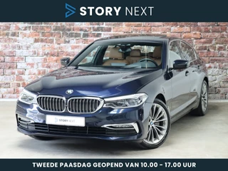 BMW 5 Serie Sedan 520i High Executive Luxury Line Automaat / Schuif-/kanteldak / Surround View / Cruise Control / Parkeer Assistent / Comfort Stoelen / Adaptive LED Koplampen / Stoelverwarming / Climate Control / Hifi / Live Cockpit Professional