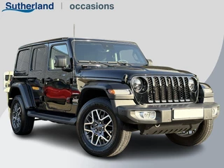Hoofdafbeelding Jeep Wrangler Jeep Wrangler Unlimited 4xe 380pk Sahara PHEV | Leder | Stoel- & Stuurverwarming | Navigatie | Afneembaar Dak |