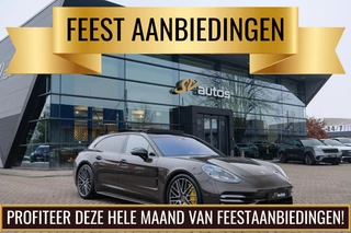 Porsche Panamera Sport Turismo 4.0 V8 Turbo S 700pk E-Hybrid Panoramadak Keramisch Luchtvering 4-wielsturing NLauto 1e eigenaar!