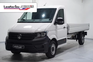 Hoofdafbeelding Volkswagen Crafter Volkswagen Crafter 2.0 TDI 140 pk L4 Pick Up / Open Laadbak Airco Cruise Control, 3-Zits, LxBxH 430x203x40 cm