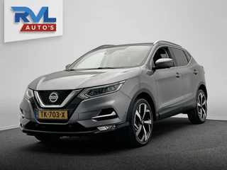 Nissan Qashqai 1.2 Tekna Leder Navigatie Panoramadak Stoelverwarming Keyless Lane Assist Trekhaak Cruise Climate Control