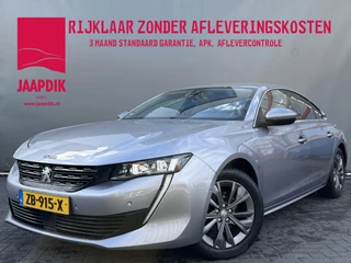 Peugeot 508 BWJ 1.6 2019 PureTech 181 PK Blue Lease Allure AUTOMAAT | TREKHAAK | HALF LEDER | FULL LED | ADAPTIVE CRUISE | KEYLESS | LANE ASSIST | 360 CAMERA | CARPLAY + ANDROID | NAVI | CLIMA | CRUISE | LMV | PDC