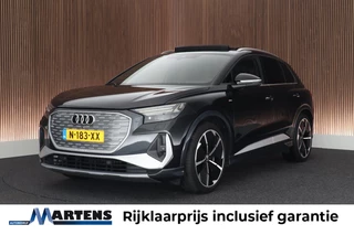 Audi Q4 e-tron 50 quattro 299pk Launch S Competition 77 kWh SOH 88% Sonos Head-Up Camera Keyless Leder Memory Virtual Cockpit Navigatie Panoramadak S-Line