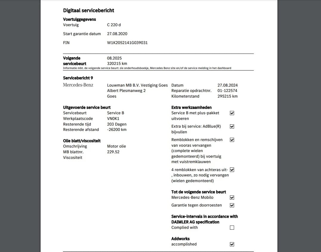 Hoofdafbeelding Mercedes-Benz C-Klasse