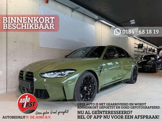 BMW M3 Binnenkort beschikbaar! M3 COMPETITION, Individual, Trackpack, Keramisch, H&K, Schaalstoelen, perfect uitgevoerd!