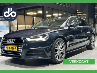 Audi A6 Limousine 1.8 TFSI 191pk AUTOM. ultra S line Edition OPENDAK I ORG.NL + NAP I LED 20" LMV I BEIGE LEER