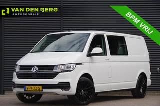 Volkswagen Transporter 2.0 TDI L2 30 DC-5P, 150PK AUT. TREKHAAK, CAMERA, NAVI, CRUISE, AIRCO, VOORRUIT VERWARMING, DUBBELE CABINE