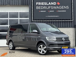 Volkswagen Transporter 2.0 TDI 150pk Dubbele Cabine Highline Trekhaak/Leder/Adap.Cruise/Carplay/LED/Navi/18"