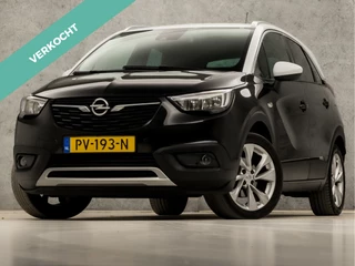 Opel Crossland X 1.2 Turbo Innovation (APPLE CARPLAY, GROOT NAVI, 360 CAMERA, CLIMATE, LEDER, SPORTSTOELEN, GETINT GLAS, KEYLESS, CRUISE, TREKHAAK, NIEUWE APK, NIEUWSTAAT)