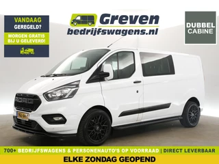 Ford Transit Custom 320 2.0 TDCI L2H1 Limited | Dubbele Cabine | 6 Persoons Airco Camera Carplay Cruise PDC 18''LMV Trekhaak