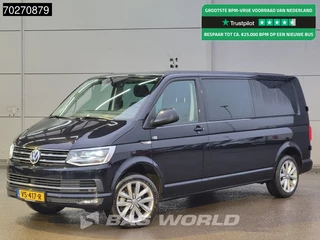 Volkswagen Transporter  205PK Automaat Euro6 L2H1 Dubbel Cabine Schuifdak Navi ACC LED Airco Dubbel cabine Trekhaak