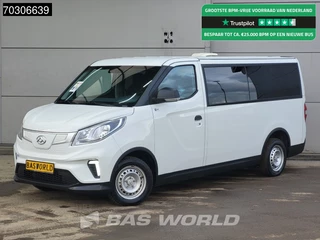 Maxus eDeliver 3 Elektrisch Personenvervoer 50kWh 269km WLTP D'Hollandia Lift 7-Persoons L2H1 Airco Cruise Camera Parkeersensoren L2 Passenger Transport TV Taxi Airco Cruise control