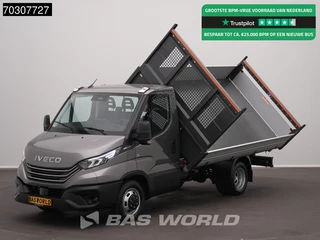 Iveco Daily 35C21 3.0L Automaat Driezijdige Kipper 210PK Dubbellucht ACC LED Airco Camera Parkeersensoren Euro6 Tipper Benne Kieper Airco