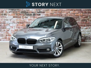 BMW 1 Serie 118i Executive Automaat 5 deurs / Navigatie / LED / Sportstoelen / Cruise Control / Parkeersensoren / Bluetooth / Extra Getinte Ruiten Achter / Climate Control / M Sportstuurwiel / 17 Inch