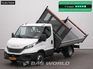 Iveco Daily 35C21 3.0L Automaat Driezijdige Kipper 210PK 3,5t Trekgewicht Dubbellucht ACC LED Camera CarPlay Euro6 Tipper Benne Kieper Airco