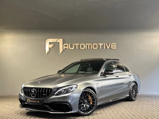 Hoofdafbeelding Mercedes-Benz C-Klasse Mercedes-Benz C-klasse AMG 63 S Pano|Kuip|Ceramic|HuD|360Cam