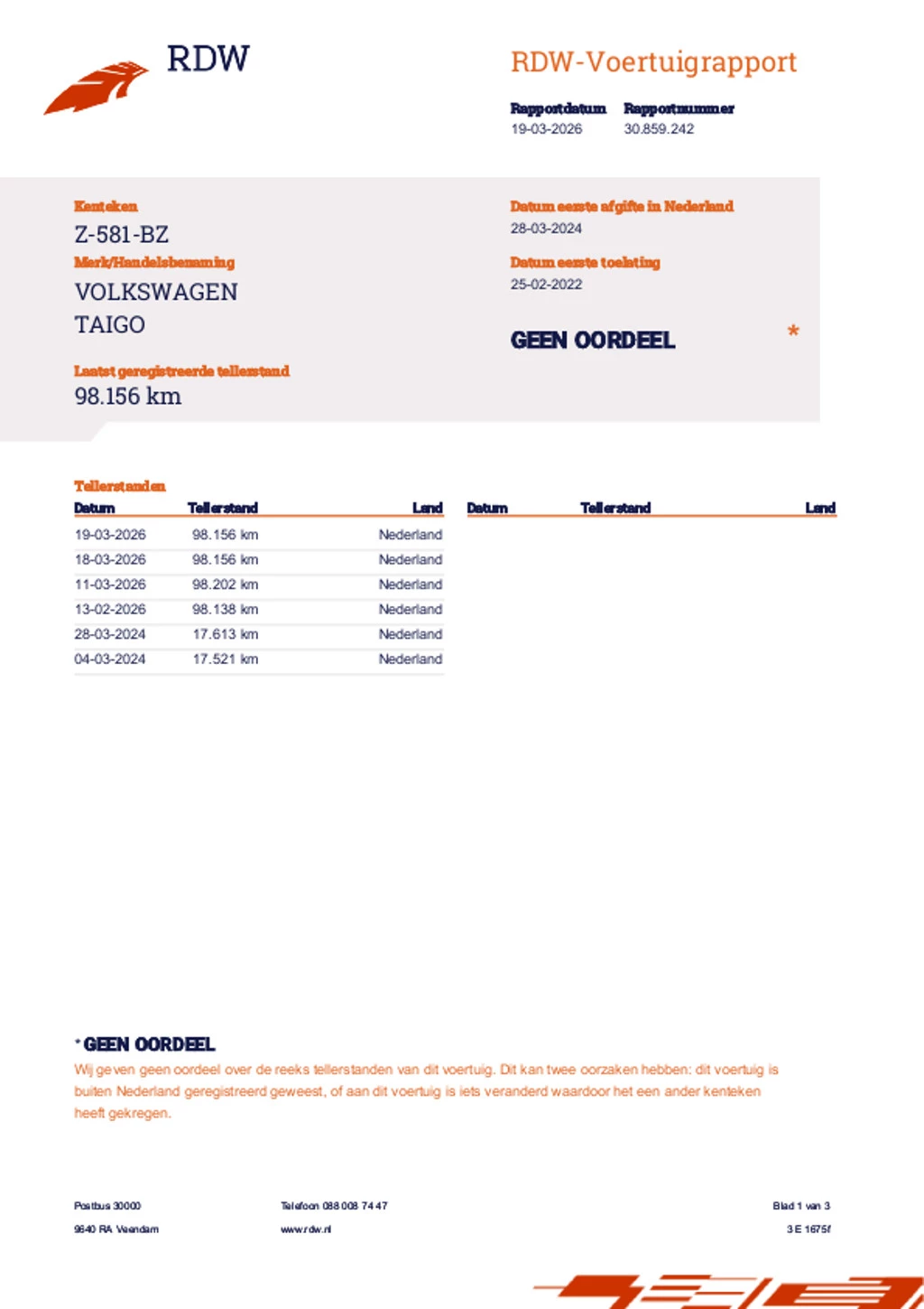 Hoofdafbeelding Volkswagen Taigo