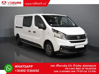 Fiat Talento 2.0 MJ 120 pk L2 DC Dubbel Cabine EXPORT ONLY Navi/ Cruise/ Camera/ PDC/ Airco/ Trekhaak