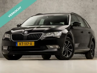 Škoda Superb Combi 1.6 TDI Sportline (GROOT NAVI, APPLE CARPLAY, CLIMATE, CRUISE, TREKHAAK, PARKEERSENSOREN, SPORTSTOELEN, LM VELGEN, NIEUWSTAAT)