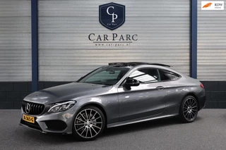 Mercedes-Benz C-klasse Coupé 180 AMG Line LED/SFEER/PANORAMADAK/HALF LEER+S.VERWARMING/CAM/LINE/ACC/ECC/12 MDN GARANTIE!