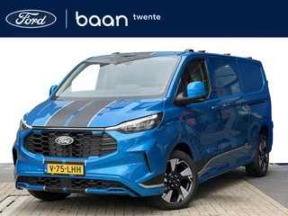 Ford Transit Custom 320 2.0 TDCI L2H1 Sport AWD | Standkachel | B&O | 2x schuifdeur | Inkl. dakdragers | Adaptive Cruise C. | Elekt. bestuurdersstoel | Apple Carplay | Digital Aqua Blue