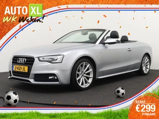 Audi A5 Cabriolet 1.8T 177 PK Aut S-Line Leder/Sportstoel Nek+Stoelverw Camera