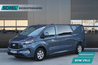 Hoofdafbeelding Ford Transit Custom Ford Transit Custom 320 2.0 TDCI L2H1 Limited DC 136pk - 5 Zits - 360 Camera - Blind Spot - Stoelverwarming - Navi - ACC - Rijklaar