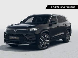 Volkswagen Tayron R-Line Edition 1.5 eHybrid 204 PK 6 versn. DSG · Black Style Pakket · Panoramaschuif-kanteldak · Trekhaak inklapbaar, met elektrische ontgrendeling, incl. aanhangermanoeuvreerhulp Trailer Assist · Voorraad OUTLET · Prijs is inclusief inruilpremie ·